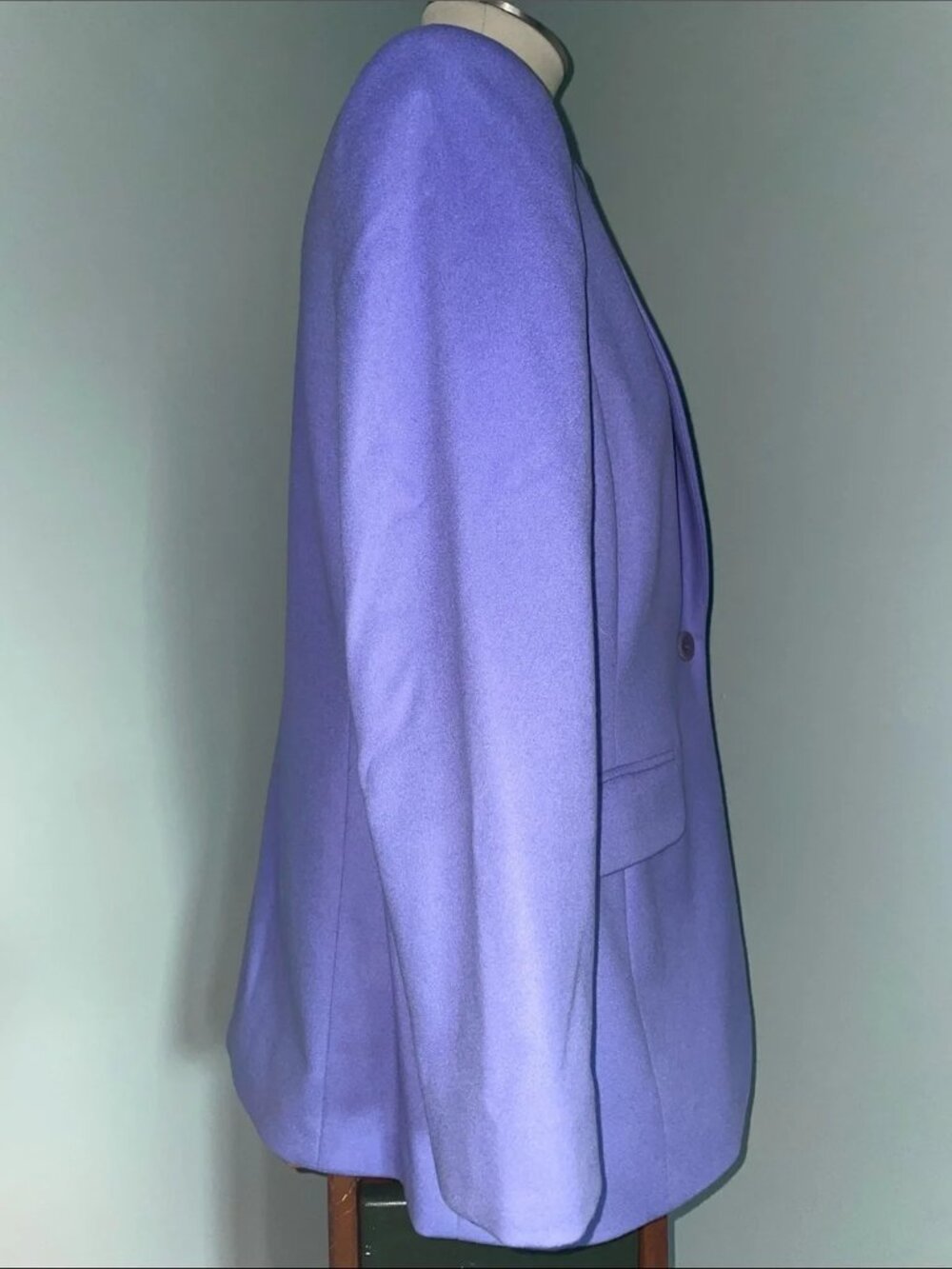 Lord & Taylor Exclusively For You Lavender Wool Cashmere Blazer Size 12 - Picture 5 of 10